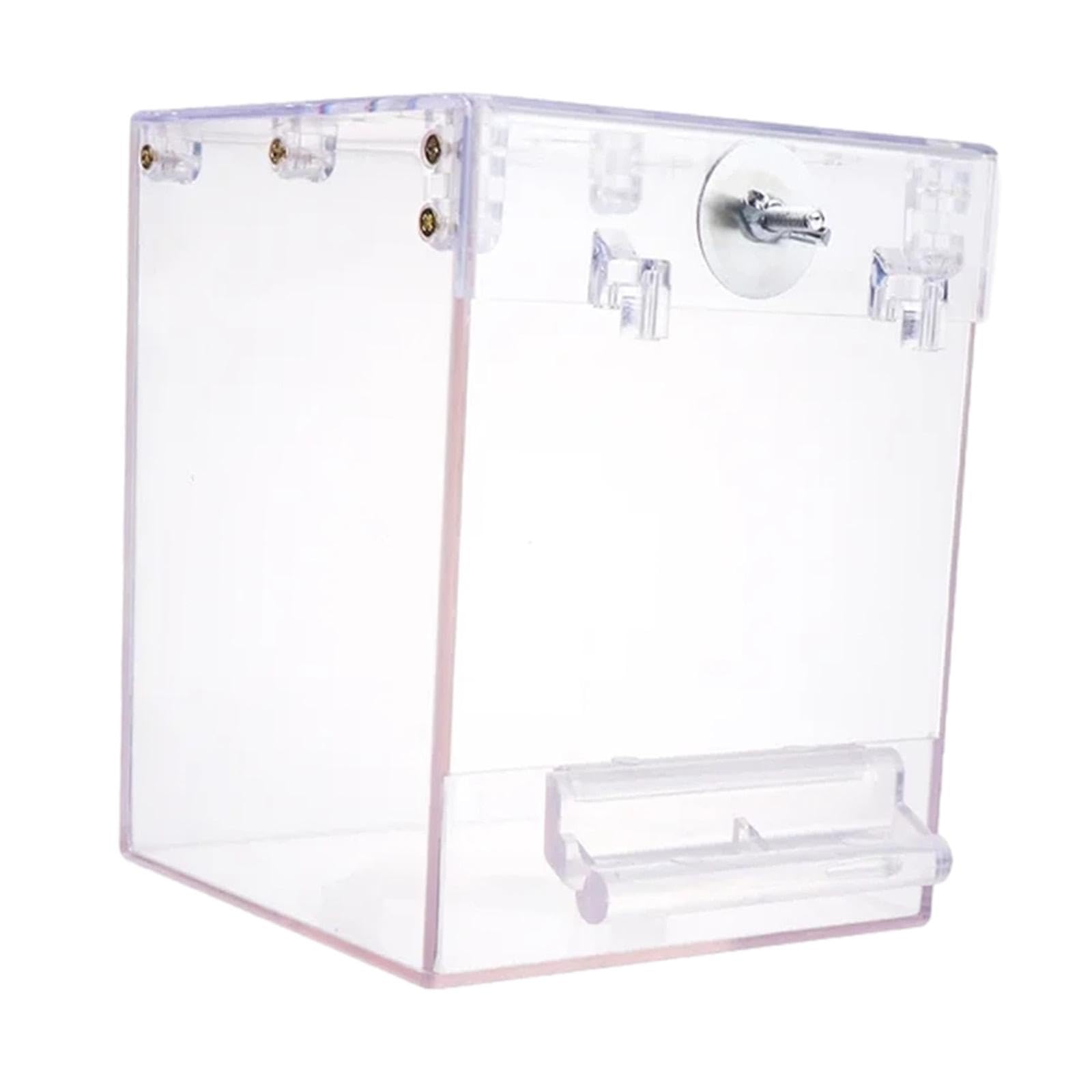 CALANDIS™ Bird Birdbath Tub Clear Bath Shower Box for Budgerigar Lovebird Little Birds | Home & Garden | Yard, Garden & Outdoor Living | Bird & Wildlife Accessories | Birdbaths-image-28