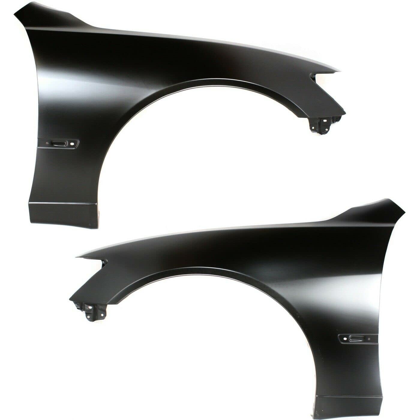 Juego De Guardabarros Compatible Con Lexus IS300 2001-2005 De Acero Imprimado Frontal Con Par De Agujeros De Moldeo