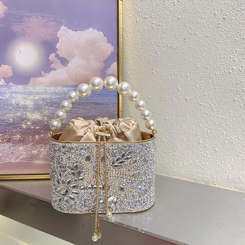 Sac de banquet anti-perte d'objets avec organiseur de soirée strass