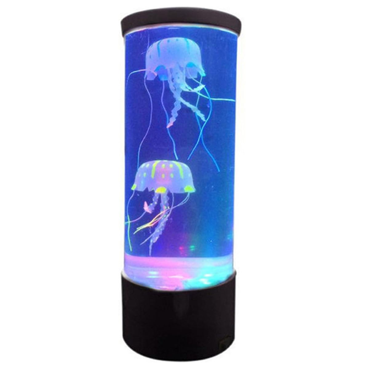 Sosoport Lámpara de Noche LED Medusa Decorativa Luz Nocturna para Dormitorio Tamaño Mediano 28X104 CM Luz Ambiental Multicolor para Hogar y Oficina