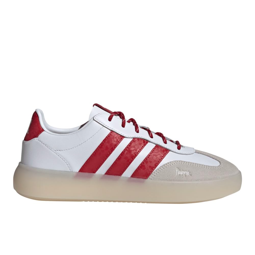adidas Men's NCAA Team Barreda Decode, White/Team Power Red/Black/University of Nebraska, 9