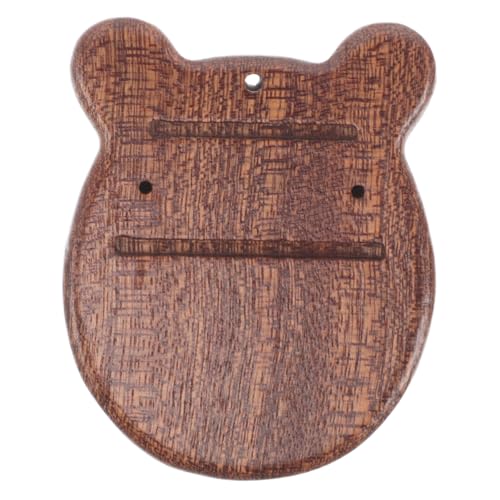Toddmomy Solid Wood Thumb Piano Bottom Plate Keys Kalimba Base Replacement Part for African Music Instrument