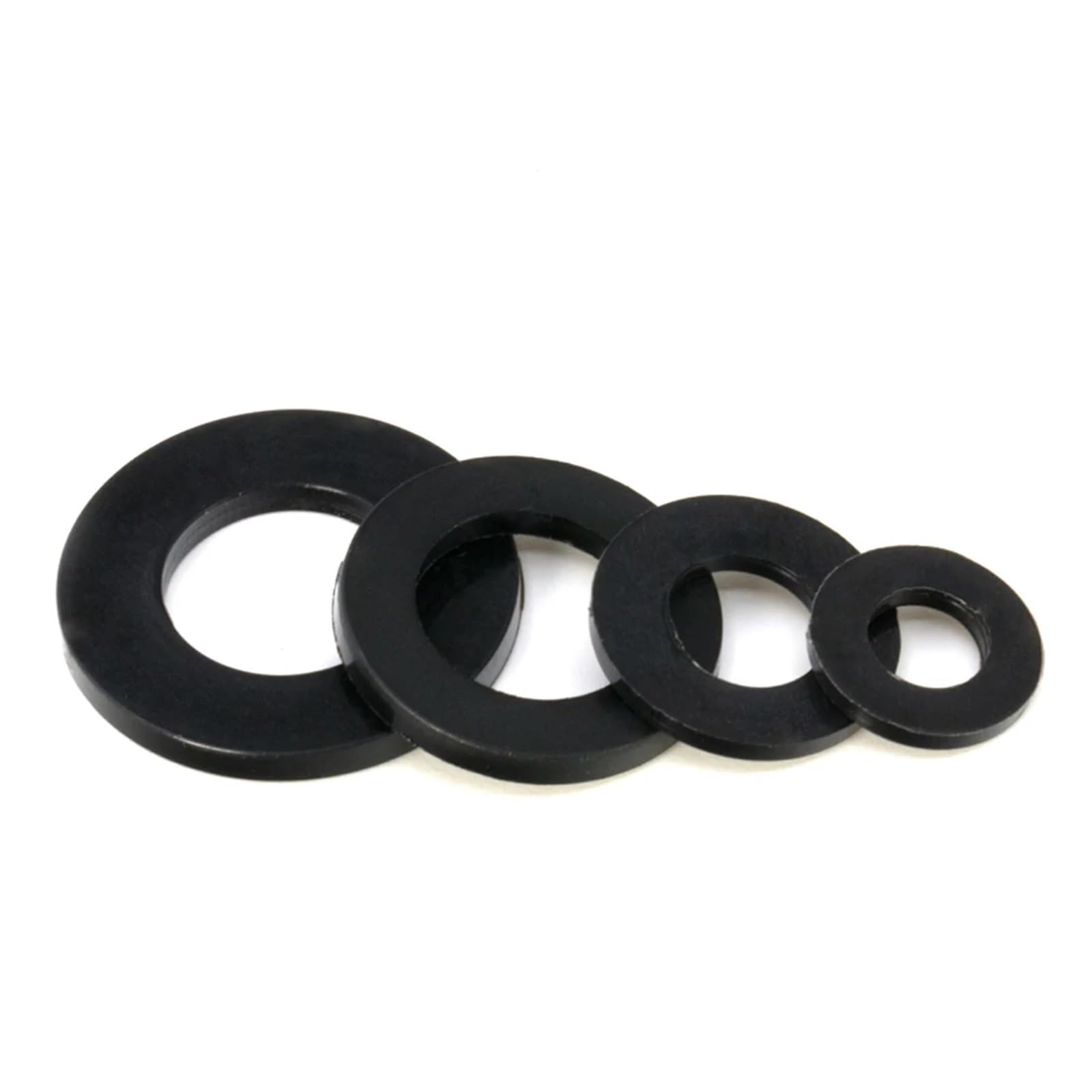 Juntas planas de silicona negra, arandela de tornillo, arandela de sellado for grifo de plomería, junta tórica de sellado impermeable, 38x4x1mm, 32x18x1,5mm, 1000 Uds./500 Uds. (Tamaño : 1000pcs-38x4