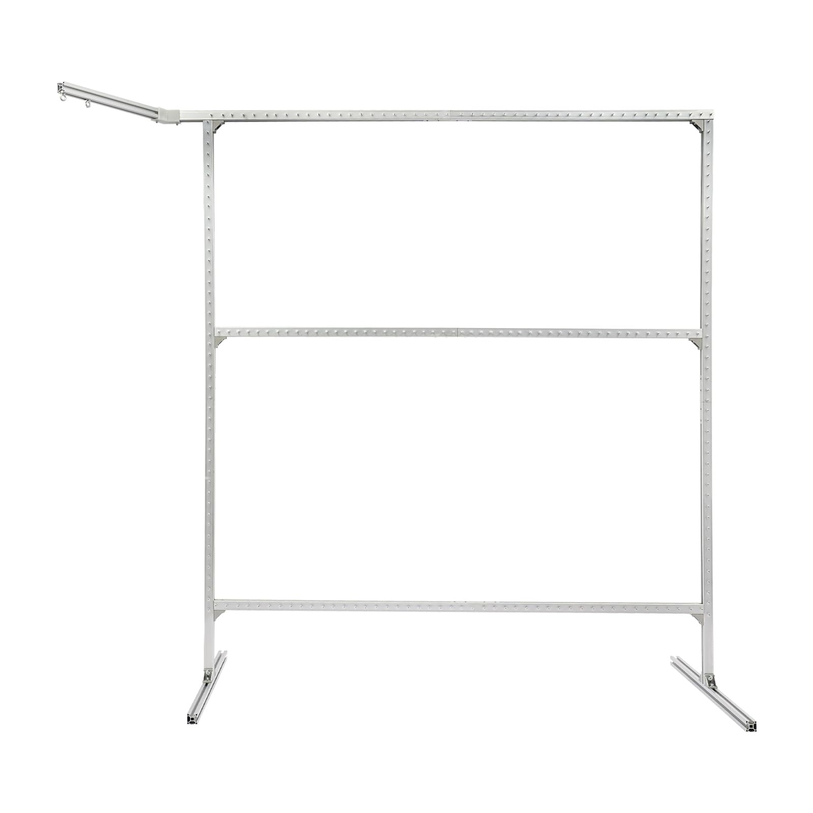 59.84*59.84in Rug Tufting Frame, Aluminum Alloy Metal Tufting Frame for Rug Making Primary Tufting Cloth Stand, Adjustable Tufting Fabric Rug Tufting Kit Frame for Tufting Supplies, Tapestry Making