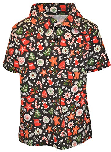 Image of Unique Baby Short Sleeve Collared Boys Polo Shirt, Toddler Kids Polo Shirts