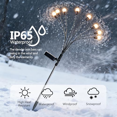 34% Off Solar Garden Lights - 2-Pack Waterproof LED Path Lights
