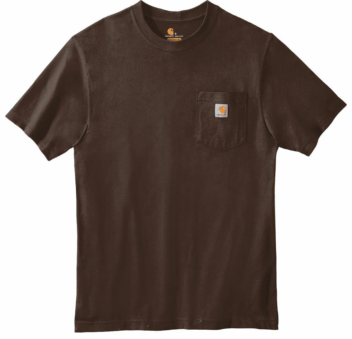 Carhartt Mens Loose Fit Heavyweight Short-Sleeve Pocket T-Shirt (Also Available in Big & Tall) CloseoutWork Utility T-Shirt — view 35
