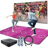 YRPRSODF Dance Mat for Kids and Adults, Double User Wireless Dance Pad Game for TV, Exercise Dancing Mat for Family Games,Gifts Ideas for Girls and Boys,Red