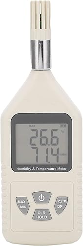 Miniatura 7 de Hyuduo GM1360A Digital Thermometer Hygrometer Handheld Temperature Humidity Meter with Large LCD Screen Dual Sensors for Factory Lab Warehouse