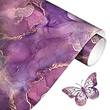 DoreenBow Marble HTV Heat Transfer Vinyl 10"x5ft Watercolor Pattern Vinyl Purple Tie Dye Iron on Vin