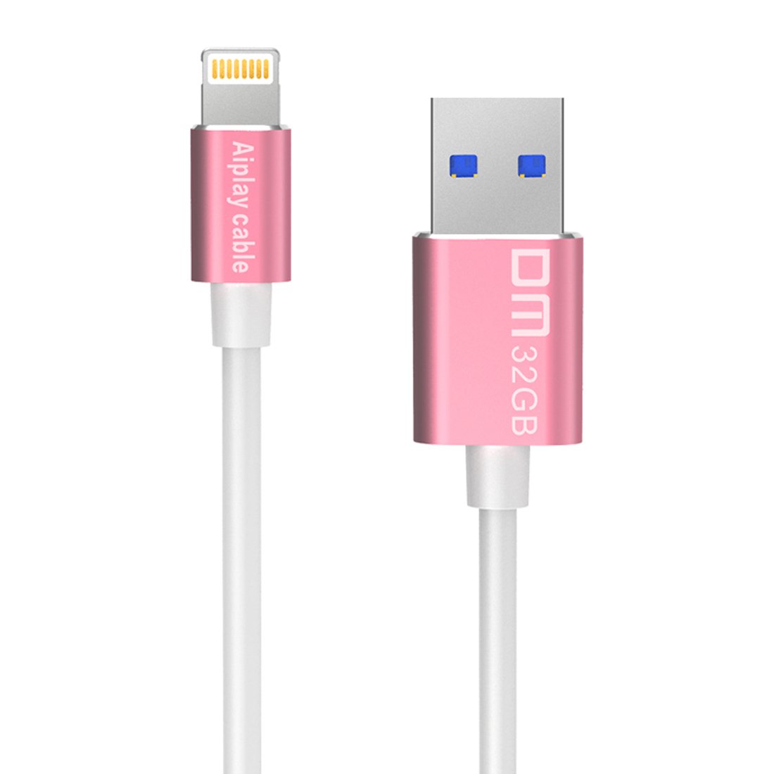 Amazon | DM USBメモリ内蔵 充電 データ転送 Lightning USBケーブル