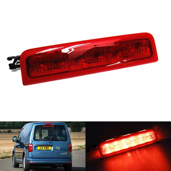 Troisième Feu Stop Additionnel Arrière à LED Rouge pour Caddy IV MK4 2015-2020