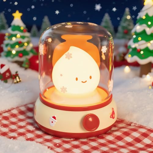 Image of WANDIEA Rechargeable Night Light for Kids, Christmas Decor & Bedroom Lamp