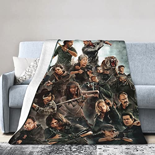 Razuopi Walking Dead Ultra-Soft Micro Anti-Pilling Flannel Fleece Blanket Warm Lightweight For All Seasons Throw Kids Adults Bedding Sofa And Travel Reserve Air Conditioning Blanket #TOP6