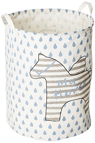 Sea Team Foldable Large Cylindric Cute Pony Canvas Fabric Storage Bin Storage Basket Organizer for K Sea Team Foldable Large Cylindric Cute Pony Canvas Fabric Storage Bin Storage Basket Organizer for K