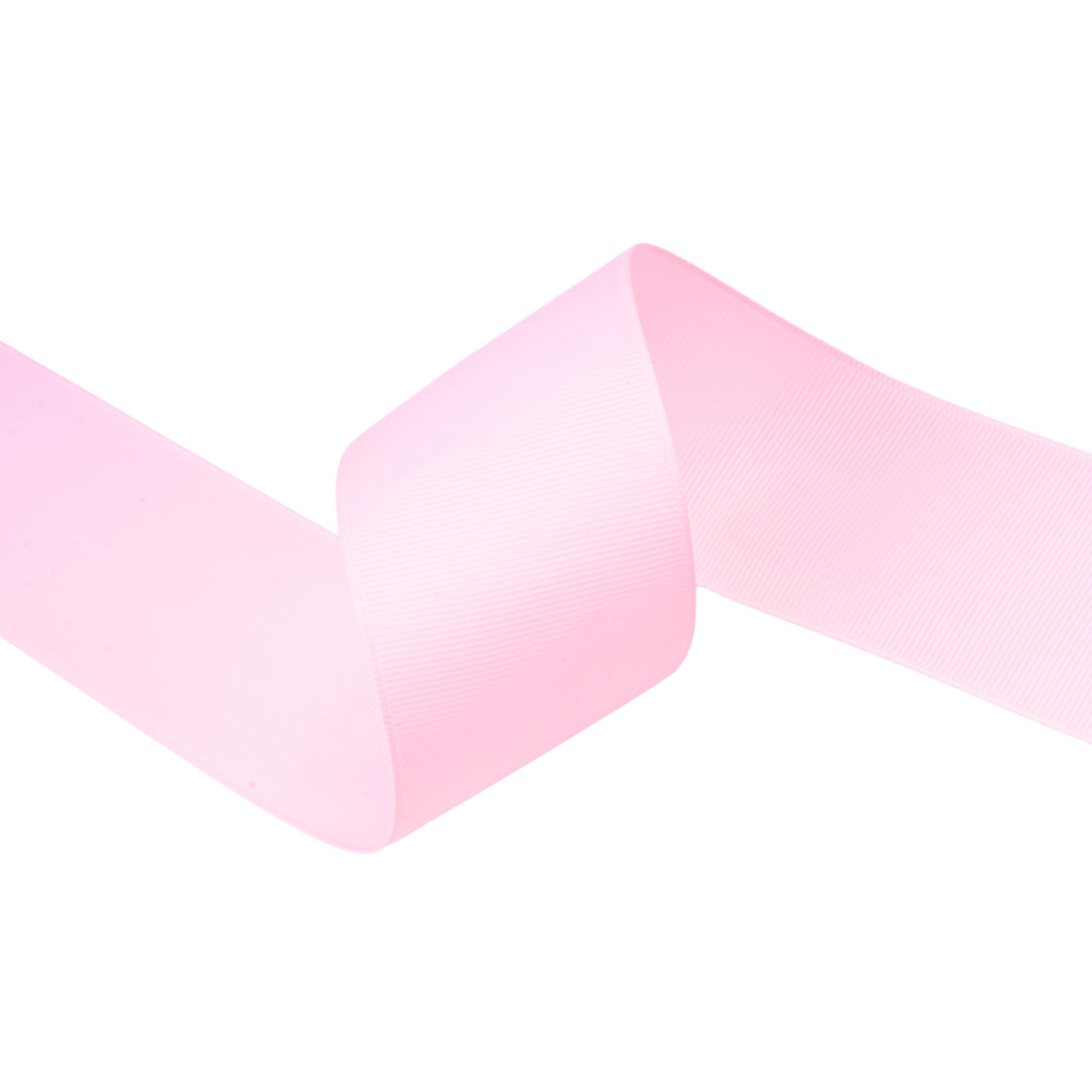 Kryvus Grosgrain Ribbon, Pearl Pink Ribbon 50mm x Continuous 45 Metres - Image 2