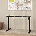 Panana Electric Standing Desk Frame Height Adjustable Sit Stand Desk Frame Adjustable Desk Frame Stand Up for Home Office (Black)