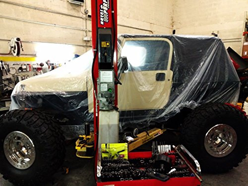 10 Pack Of Universal Disposable Plastic Indoor Garage Clear Car Cover #TOP3