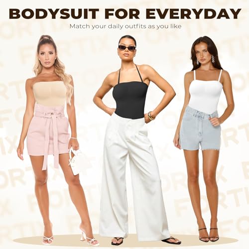 Strapless Shapewear Bodysuit for Women Tummy Control Full Body Shaper Snacthed Bodysuit Seamless Under Dresses2