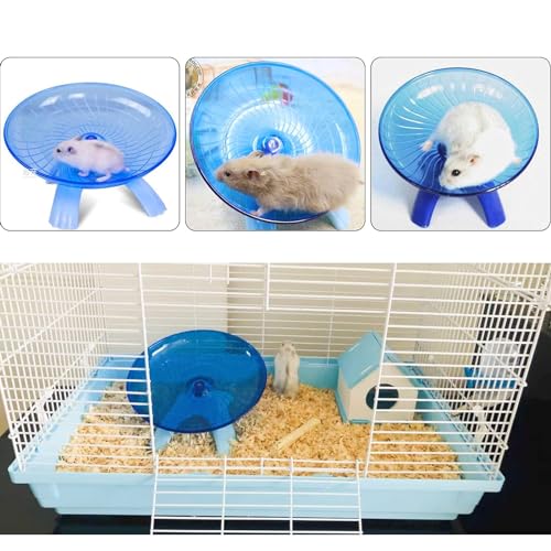 Silent Hamster Running Wheel, Flying Saucer for Gerbils, Mice & Other Small Pets - Image 6