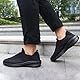 Giniros Schuhe Herren Sneaker Ohne Schnuersenkel Slip-on Schuhe Mesh Atmungsaktiv Leicht Laufschuhe Casual Sportschuhe Bequem Turnschuhe Leichtgewichts Outdoor Joggingschuhe, Schwarz 46EU