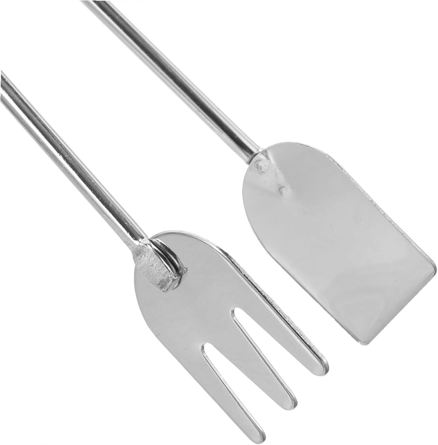 Pinze per Carbone Extra Lunghe da 31 Cm - Pinze in Ferro Resistenti per Braciere, Barbecue, Campeggio, Camino - Strumento Essenziale per Maneggiare Legna E Carbone in Sicurezza