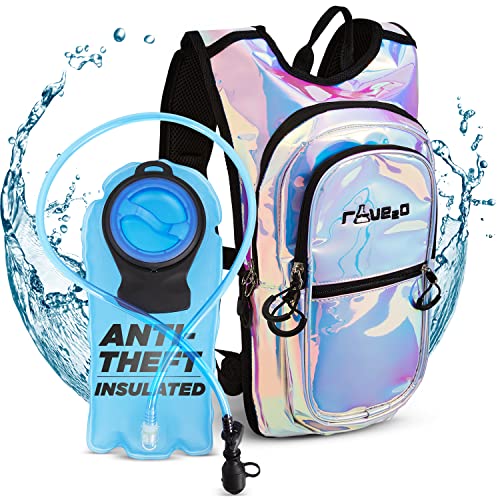 Rave2o Anti Theft Hydration Backpack Rave hydropack Backpack Insulated Bladder Rave Backpack Water Backpack Rave Festival Backpack Hydro Pack Backpack