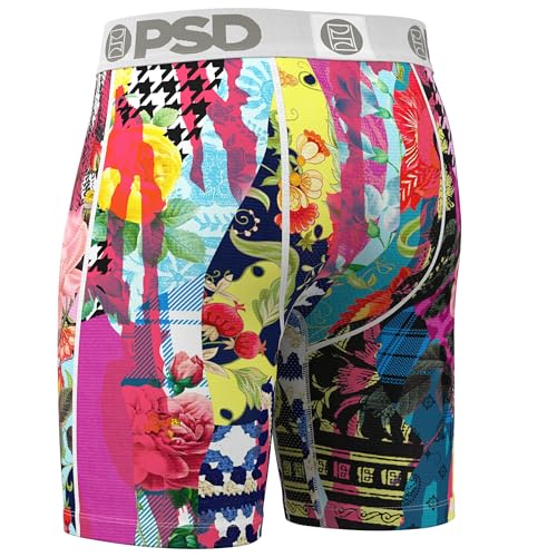 PSD Mens Boxer Briefs - Textiles, 7 Inch Inseam, Moisture-Wicking, 4-Way Stretch, Boxer Briefs for Men Pack3