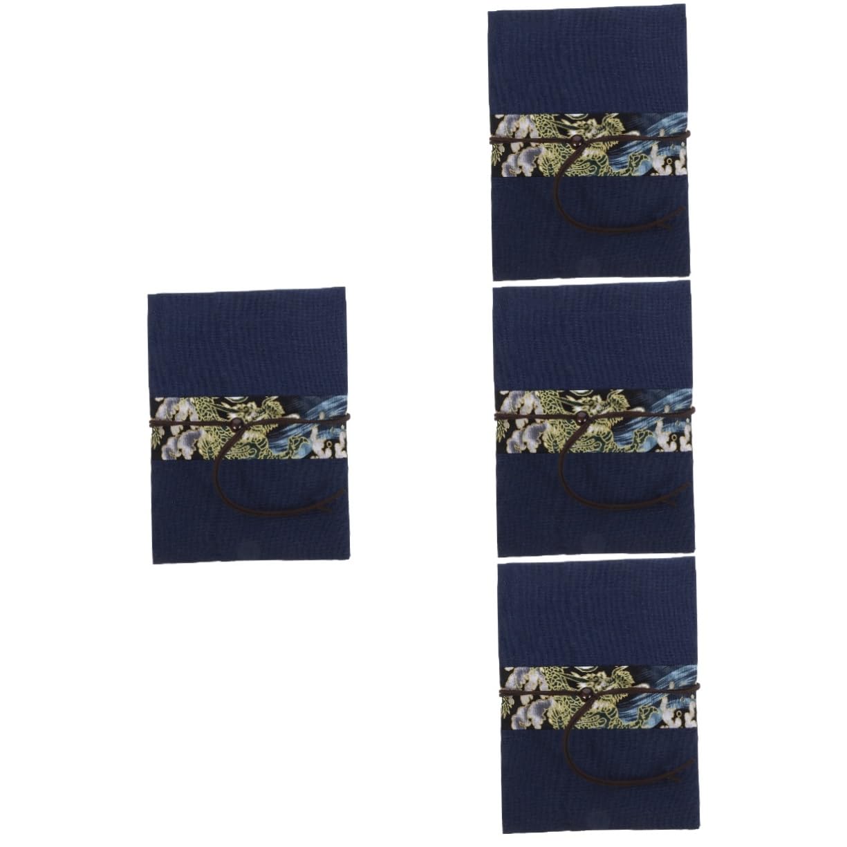 SHINEOFI 4pièces Housse De Décorative Créative Pour Élégante Couverture De Ornée Idéale Pour Journaux Et Manuels Résistante Et