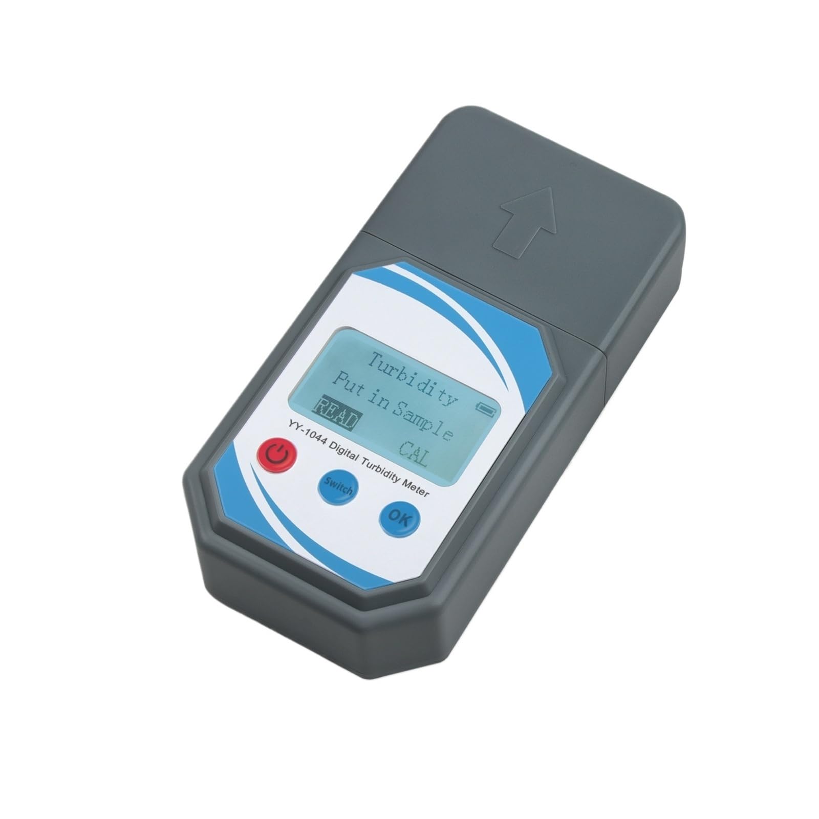 Medidor de turbidez portátil 0-1000NTU Probador de calidad del agua portátil con soluciones de calibración de luz dispersa Pantalla retroiluminada