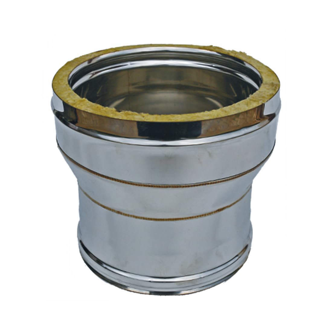 Riduzione Mono/Doppia in Acciaio Inox AISI 304 BA SP. 5/10 – per Camini (Ø250-300 mm)