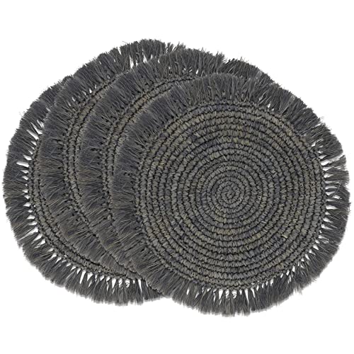 Raffia Placemats (Set of 4) by SARO LIFESTYLE - Image 2