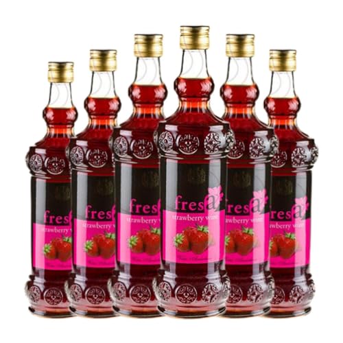 Licores López Jiménez Moscatel Fresa Moscato 75 cl (Caja de 6 Botellas de 75 cl)