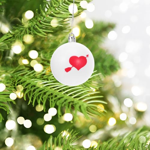 Ornements suspendus de cœur rouge et blanc : le secret d'une décoration de Saint-Valentin réussie - 7