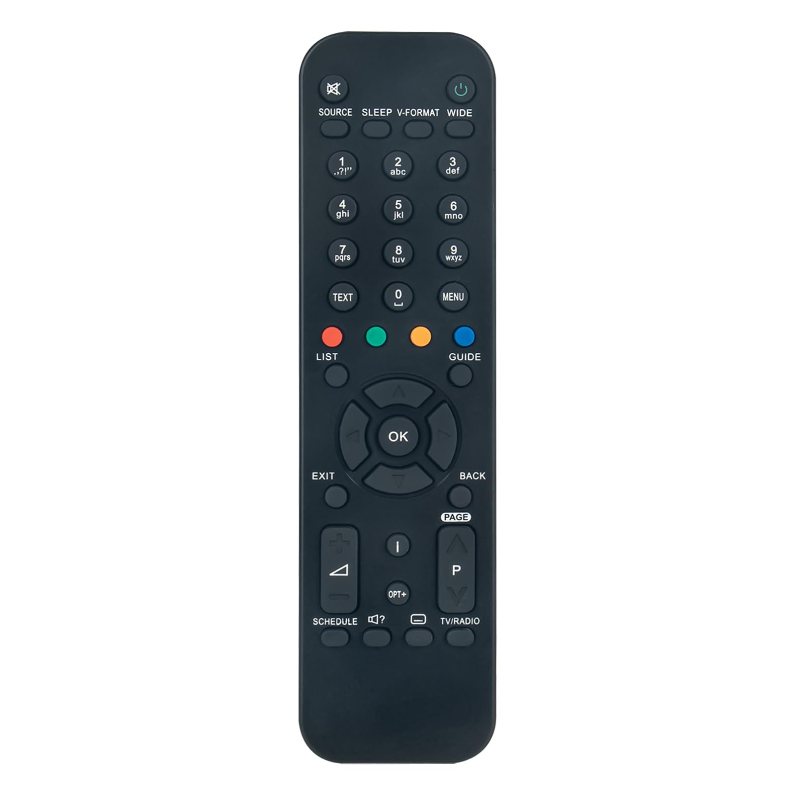VINABTY Nuovo RMF10 Telecomando di ricambio RM-F10 Telecomando Per Humax Tivumax RM-F10 Per Humax 6800S Remote Controller