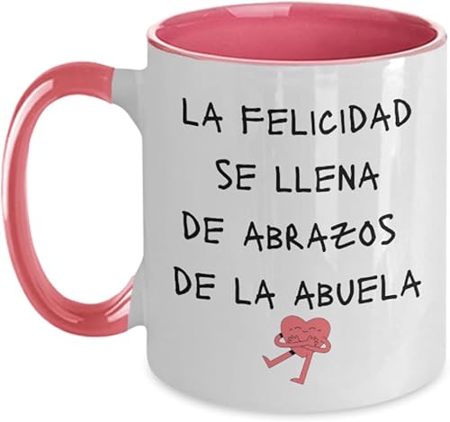 La Felicidad Se Llena De Abrazos De La Abuela Idea De Regalo Para Abuela, De Familiares, Amigos, Vacaciones, Cumpleaños, Navidad, Bebidas Calientes,