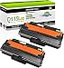 GREENCYCLE 2 Pack MLT-D115L D115L Black High Yield Toner Cartridge Compatible for Samsung Xpress SL-M2830DW SL-M2880FW SL-M2670 SL-M2620 SL-2620ND SL-2820DW SL-2820ND M2670FN M2670N M2870FD M2870FW