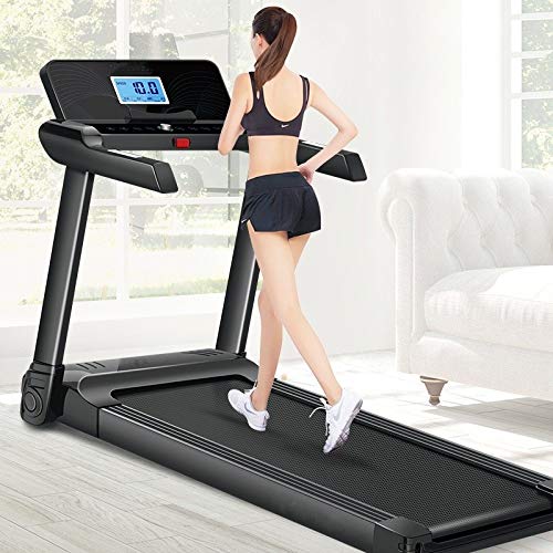 Image of Treadmill Walking Full Folding Home Treadmill, Dual System Damping Comfort Indoor Sports, Exercise Walking Equipment