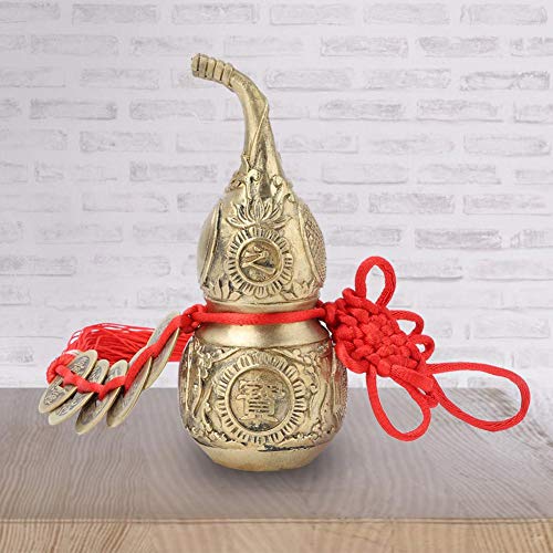 Estatua de Calabaza de Latón Chino HEEPDD miniatura 5