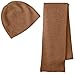 Williams Cashmere Men's Ribbed Hat and Scarf Boxed Set
