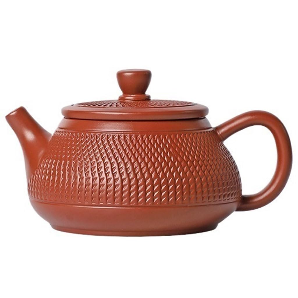 EBZFASO Chinese Clay Zisha Pot, Ceramic Porcelain Teapot Handmade Chinese Study Kitchen Decoration