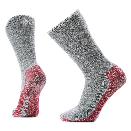 Smartwool Unisex Mountaineer Classic Edition Max Cushion Second Cut Crew Socks, Black, Large