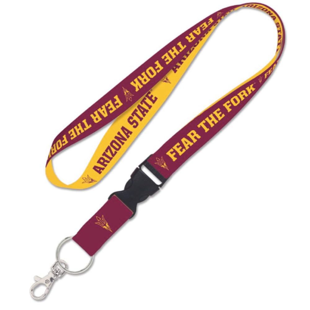 Arizona State University ASU Sun Devils Lanyard 1-Inch With Detachable Buckle