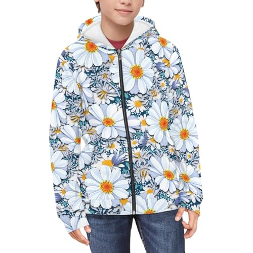Sweat mignon et doux à capuche fille veste ample zippée - 5