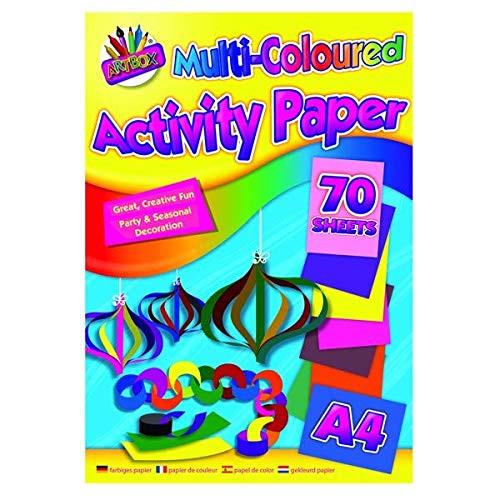 Art Box Activity Paper Pad A4 Assorted (Pack of 12) TAL06872 FINCHLEY Pen Free