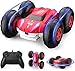 GizmoVine Voiture télécommandée pour enfants, 2,4 GHz, 360 °, double face, voitures de cascade, camion de course, jouet de Noël, cadeau d'anniversaire pour garçons et filles âgés de 3 à 12 ans (rouge)