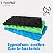 LTWHOME Fish Pond Foam Filter Sponge Set 17
