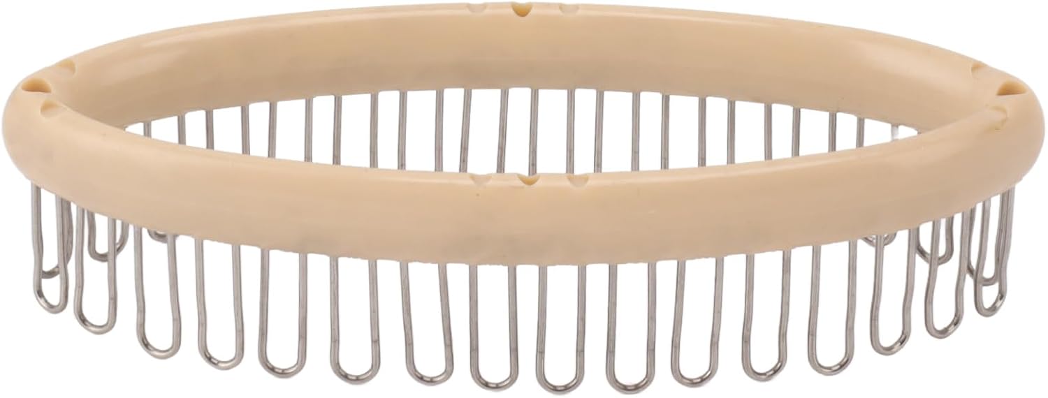 Fdit Pocket Weaving Loom for Beginners, Portable Beechwood Knitting Board