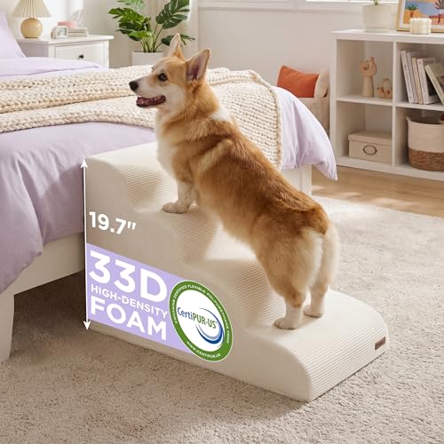 Lesure Dog Pet Stairs CertiPUR-US Foam