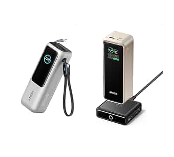 Amazon.com: Anker 25K Power Bank 165W USB-C Retractable